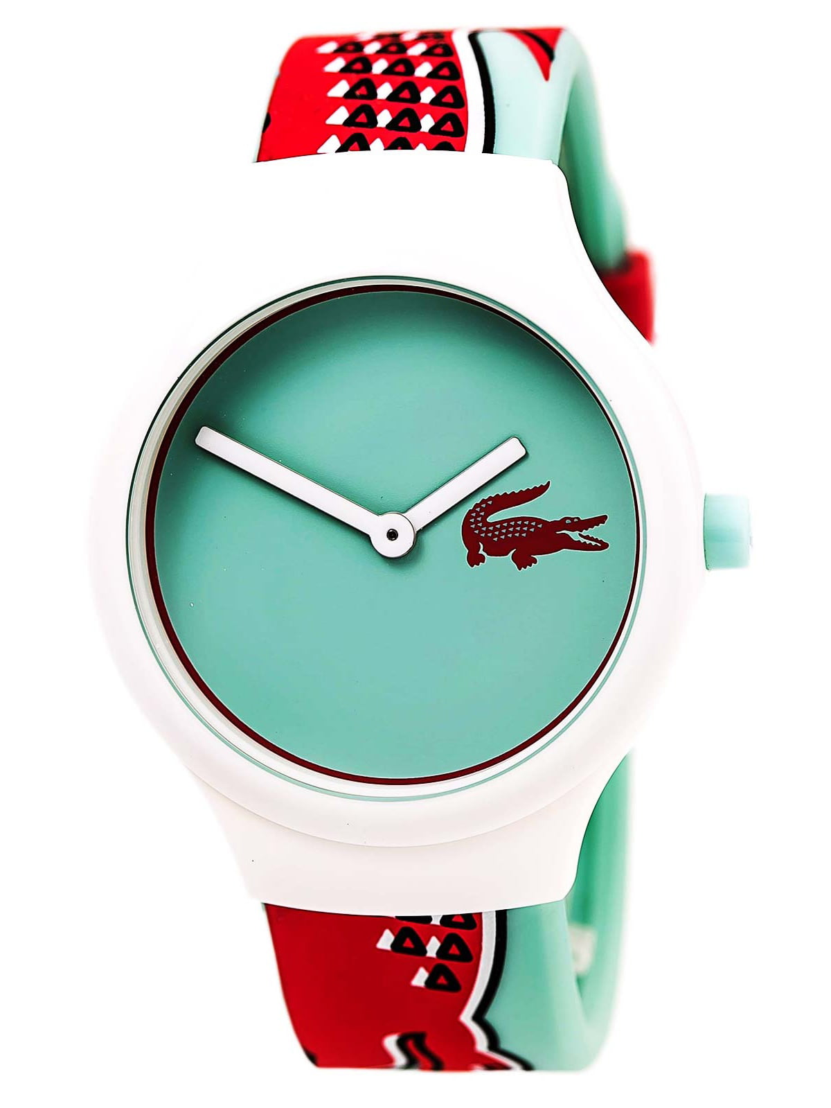2020114 Women's Goa Turquoise Dial Turquoise and Red Silicone Strap ...