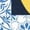 NAVY, variant on Instant Message - Mediterranean Tiles With Lemons - Youth Boys Short Sleeve Graphic T-Shirt