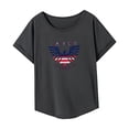 thumbnail image 4 of Camiseta para mujer verano transpirable cuello redondo camisa para playa calle viaje trabajo M, 4 of 7
