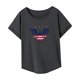thumbnail image 4 of Camiseta para mujer, ropa de verano, camiseta de manga corta para deportes, playa, regalo para mujer M, 4 of 7