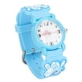 thumbnail image 2 of Kids Watch, Plastic Small Cute Pattern 3D Cartoon Toddler Wrist Watch Clear Numbers Scale  For Daily Use For 3 To 8 Years Old Girls Boys Blue, 2 of 8