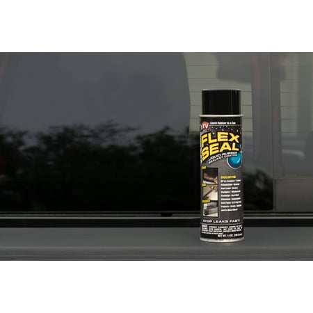 Flex Seal Automotive Aerosol Liquid Rubber Sealant Coating, 14 oz, Black
