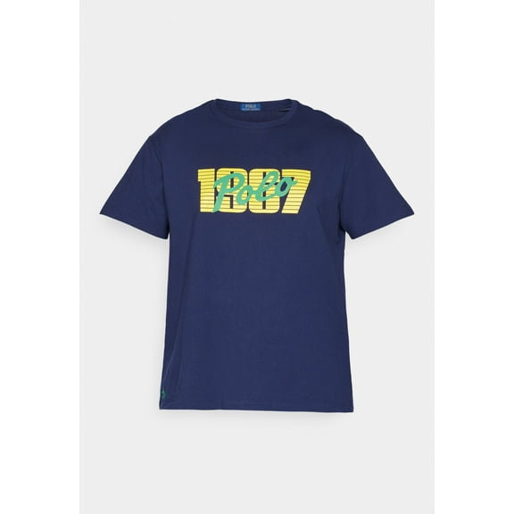 Polo Ralph Lauren T-Shirt Mens Polo 1967 Retro Logo Tee Cruise Navy Blue XL