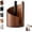 Brown, variant on Modern Mountain Design Paper Towel Holder, Spiral Kitchen Countertop Dispenser with Mango Wood Base & Iron Accents