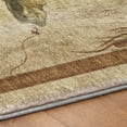 thumbnail image 5 of Addison Rugs Dream Shag Premium Machine Washable Transitional Fish Khaki Rectangle Rug, 9' x 12', 5 of 8