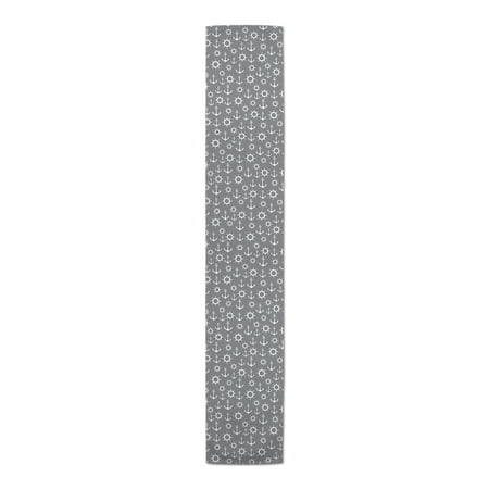 

Creative Products Gray Anchor and Wheels 16x90 Poly Twill Table Runner