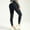 Gray, variant on SnZhen Elastic Tight Yoga Pants for Women Solid Color Hip-lift Fitness High Waist Exercise Yoga Jogger Pant Black XL