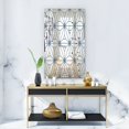 thumbnail image 4 of DESIGN ART Designart 'Blue Illusion' Mid-Century Mirror - Printed Wall Mirror 27.5in.x39.5in., 4 of 5