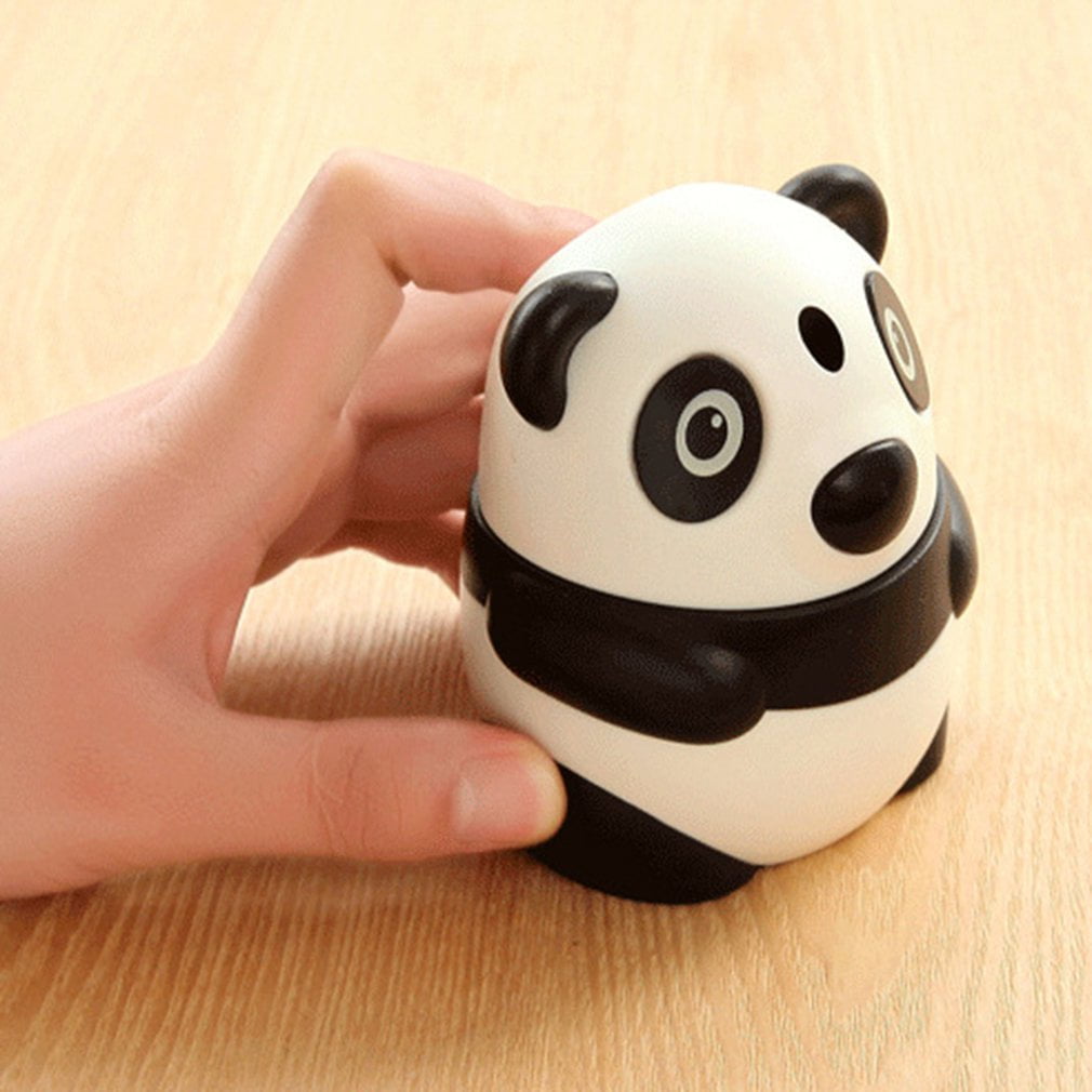 Cute Panda Plastic Automatic Creative Toothpick Box Toothpick Holder Table Decor