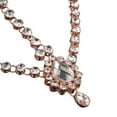 thumbnail image 6 of Boho Dainty Crystal Head Chain Rhinestone Teardrop Forehead Chain Belly Dancer Jewelry Wedding Headband Prom Party Festival Hair Accessories for Women (Silver), 6 of 8