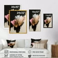 thumbnail image 4 of Designart Pink And Grey Gerbera Hyperrealistic Flowers Canvas Wall Art, 4 of 5