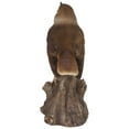 thumbnail image 4 of Hi-Line Gift Ltd. Motion Activated Singing Nightingale Standing ON Stump, Brown, 4 of 6