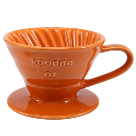 Ceramic Hand Brew Coffee Filter Cup Conical Filter Coffee Dripper Kit Household Coffee Appliance Pour over Coffee Stand G