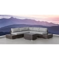 thumbnail image 3 of Living Source International 8-piece Sectional Set plus Cushions in Espresso, 3 of 5