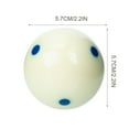 thumbnail image 3 of LEEYNEER 2 Pcs Balles de Queue de Billard Balles de Queue en Résine Balles de Piscine Résistantes à l'Usure Balles de Billard Accessoire Balles de Queue Balles de Piscine Professionnelles, 3 of 6