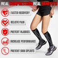 thumbnail image 4 of Manchons de Compression pour Mollets pour Hommes Femmes. Chaussettes de Compression Sans Pieds Sans Pieds., 4 of 5