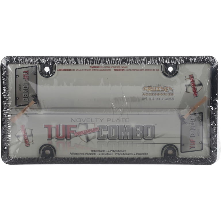 Cruiser AccessoriesÂ® Tuf Comboâ„¢ Novelty License Plate Frame