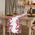 thumbnail image 2 of Table Runners 48 Inches Long Dress Scarves, Pink Spring Floral Farmhouse Kitchen/Dining Table Runner, Short Coffee Tablerunners, Butterfly Farmhouse 13x48 Inch, 2 of 9