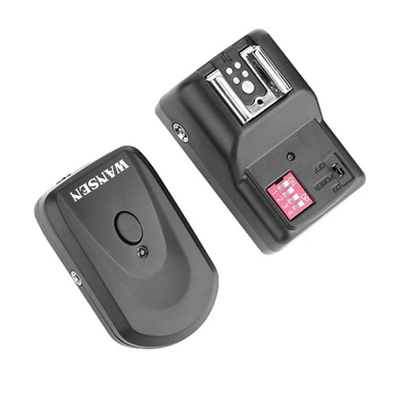 fankhu 16 Channels Wireless Remote Hot Shoe Flash Trigger Receiver Transmitter