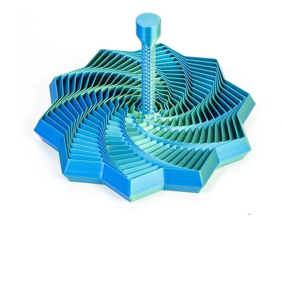 3D Printed Expanded Sensory Fidget Star,Transformable Stress Relief Finger  with Detachable Handle,for Office desks as a Stress-Relief Gifts,ADHD & Stress Relief