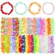 thumbnail image 1 of GOOHOCHY Guirnalda hawaiana de 36 piezas con flores artificiales de colores para el cuello, ideal para fiestas temáticas tropicales de Hawái, bodas, playa, cumpleaños, tamaño pequeño., 1 of 7