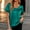Green tops womens, variant on Dianli Womens Blouses and Tops Dressy Solid Lightweight Silky Satin Tunic Tshirts with Pocket Summer Plain Short Sleeve V-Neck Casual Shirts Black l
