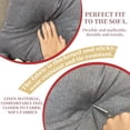 thumbnail image 4 of Cinta de reparación Gheeidau Linen, 10 x 178 cm, autoadhesiva, color gris claro, 4 of 7