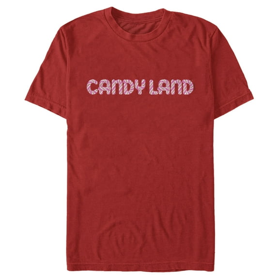 Men's Candy Land Official Striped Logo  Graphic T-Shirt