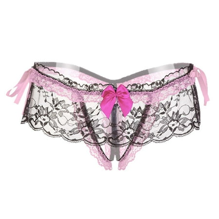 

dmqupv Undies for Women Womens Underwear Lace Panties Bikini Panty For Women Seamless Surprise Underwear Pack for Women Pink One Size