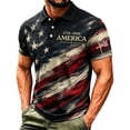 thumbnail image 4 of xfsWaSs Polo Shirts For Men 4Th Of July Usa Independence Day Shirt Patriotic Short Sleeve Tops Celebrate America's 250Th Anniversary Shirts Casual Wear, 4 of 5