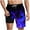 Dark Blue, variant on Men Shorts Plus Size Flame Graphic Printed Elastic Waist Comfy Loose Summer Beach Pants with Pocekt Blue S