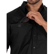 Wells Lamont Mens Short Sleeve Ventilated Back Flex Performance Ripstop Work Shirt