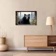 thumbnail image 3 of ZHONGYUTONG Bear Wall Art Canvas Animal Pictures for Wall Wilderness Forest Bear Painting Wildlife Poster Living Room Decor Framed (28.00" x 42.00"), 3 of 5