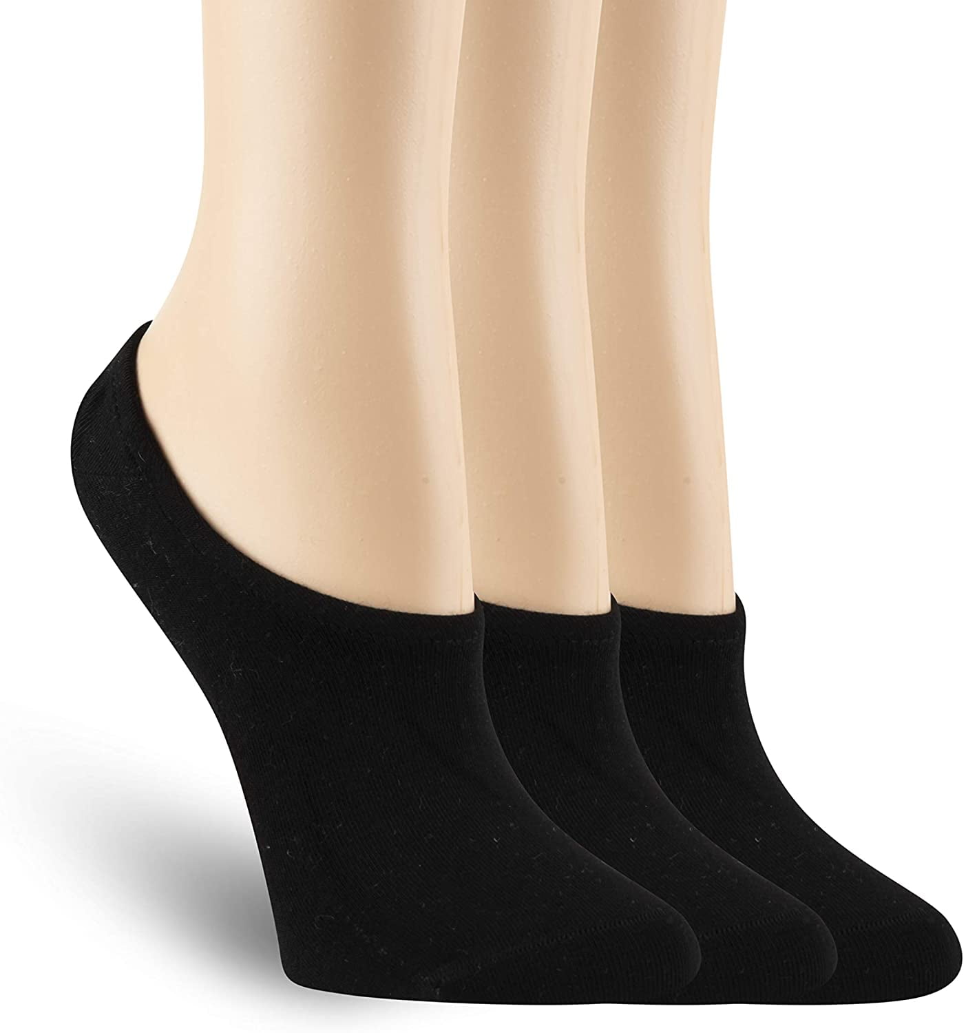 Women's Decorative No Show Socks  Set Of Three  Shoe Size 4-10 Brand New 