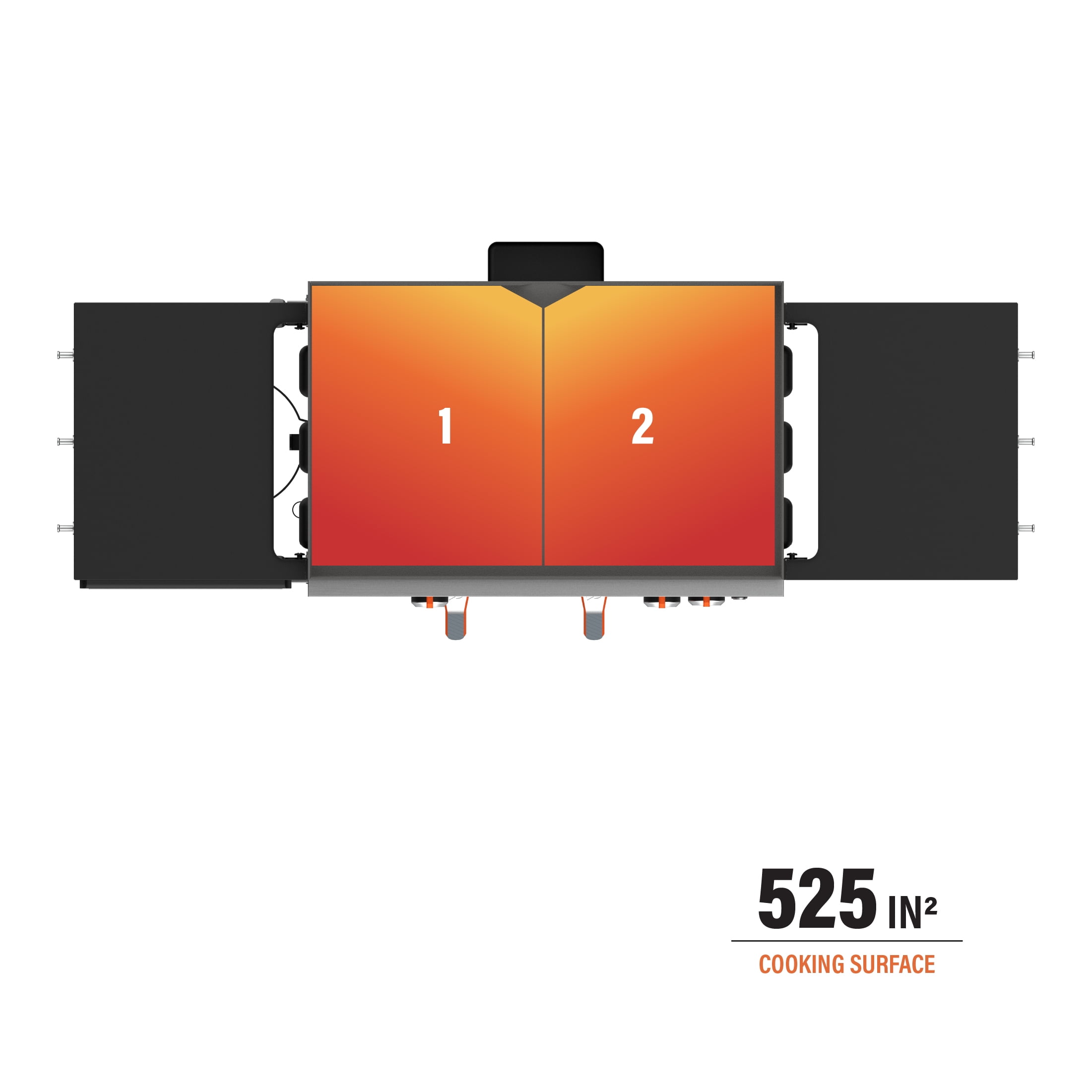 Blackstone, 2-Burner 28"  Outdoor Combo Griddle with Air Fryer and Hood