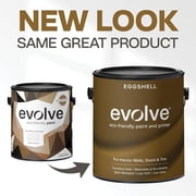 Evolve Latex Paint and Primer, Interior and Exterior Paint, Eggshell Finish, Autumn Brown, 1 Gallon