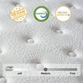 thumbnail image 5 of Madevos 12 inch King Mattress in a Box,Breathable Memory Foam & Individual Pocket Spring Hybrid Mattress,Medium Support,White, 5 of 13