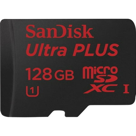SanDisk 128GB UltraÂ® PLUS microSDXCâ¢ UHS-I Card -