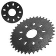 thumbnail image 3 of Domqga Motorized  Rear Sprocket,Rear Chain Sprocket,415 Chain Rear Sprocket 9 Hole 36T Fits For 49cc 50cc 60cc 80cc Motorized  Push Bike, 3 of 8