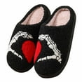 thumbnail image 2 of Aloohaidyvio Cute Slippers for Women Men Memory Foam Cozy Plush Slippers Couple Indoor Hous Slippers, 2 of 4