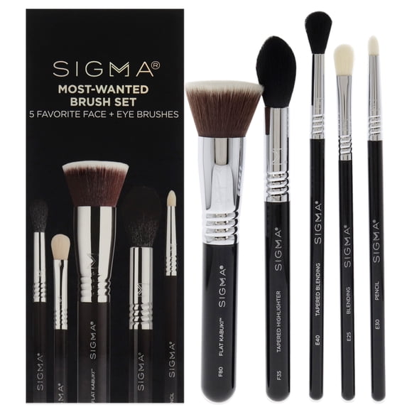 Juego de brochas Most Wanted de SIGMA para mujer: 5 brochas Sigma SIGMA Beauty