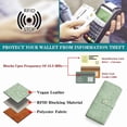 thumbnail image 7 of FALAN MULE Wallets for Women Trifold Wristlet Wallets Large Capacity RFID Blocking Ladies Purse Credit Card Holder, 7 of 7