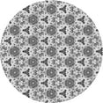 thumbnail image 1 of Ahgly Company Machine Washable Indoor Round Transitional Dim Gray Area Rugs, 6' Round, 1 of 7