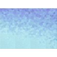 thumbnail image 1 of Ahgly Tapis Rectangulaire Lavable en Machine Bleu Cristal Transitionnel, 5 Pieds x 7 Pieds, 1 of 7