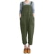 thumbnail image 1 of Overoles sueltos para mujer Mono Pantalones casuales $ XL Algodón y lino Mono Pantalones bombachos de pernera ancha $ Monos largos casuales de algodón y lino para mujer Xemadio HMHZ1847-4, 1 of 5