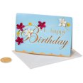 thumbnail image 2 of Papyrus Birthday Card (Embroidered Flower), 2 of 9