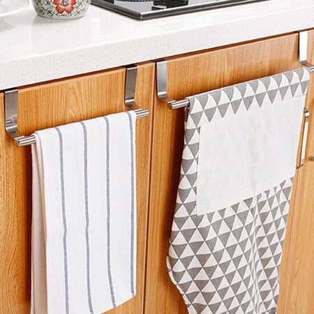 Supersellers Stainless Steel Towel Rack Bathroom Door Kitchen Towel bar Hook Storage Scarf