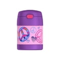 thumbnail image 1 of THERMOS FUNTAINER Pot Alimentaire pour Enfants de 10 Onces en Acier Inoxydable, Isolé sous Vide, PEACE, 1 of 1
