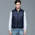 thumbnail image 2 of Chaleco de plumón ligero de otoño e invierno, chaleco de hombre, chaqueta de plumón ligera, chaleco ajustado con cuello alto de talla grande, 2 of 6