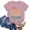 Pink, variant on QHWAUAKFBN T Shirts For Women Trendy Summer Short Sleeve Its A Good Day To Drink On A Boat Funny Letter Cute Blouse Tees Tshirts Top